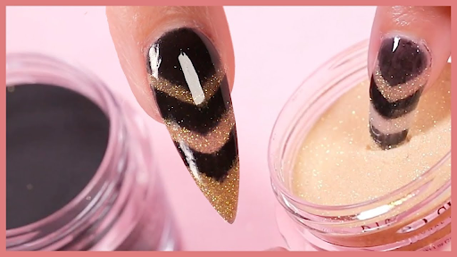 Dip powder can make your nails longer. 