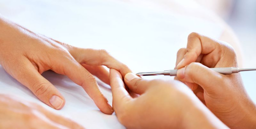 Push your cuticles back to make sure the gel polish adheres to the nail plates 