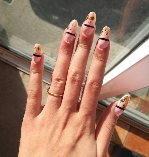 Acrylic nails can go under your skin. 